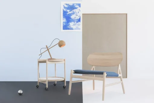 Brdr. Krüger Lune Bordlampe Røget Egetrá