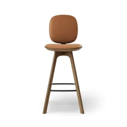 Brdr. Krüger Pauline Comfort Barstol H75 Røget Egetrá/Brandy Láder
