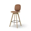 Brdr. Krüger Pauline Comfort Barstol H65 Egetrá/Brandy Láder