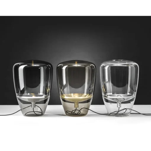 Brokis Balloons Lille Bord/Gulvlampe Klart Glas/Messing