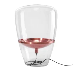 Brokis Balloons Stor Gulvlampe Klart Glas/Kobber