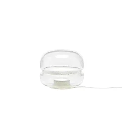 Brokis Macaron Bordlampe Lille Klart Glas/Hvid Onyx