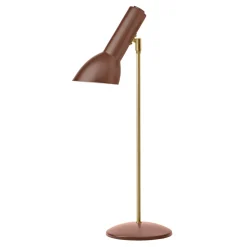 Cph Lighting Oblique Bordlampe Teglrød /Messing