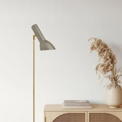 Cph Lighting Oblique Gulvlampe Olivengrøn/Messing