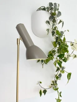 Cph Lighting Oblique Gulvlampe Olivengrøn/Messing