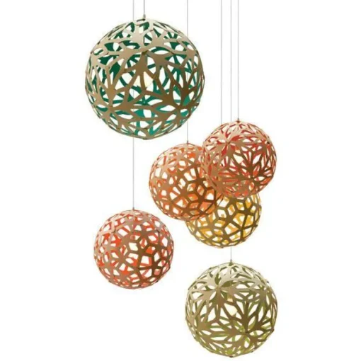 David Trubridge CoralØ40 Orange Pendel