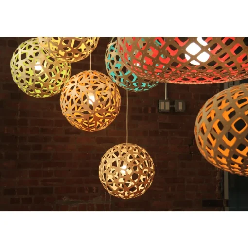 David Trubridge Coral PendelØ100 Sort 2 Sider