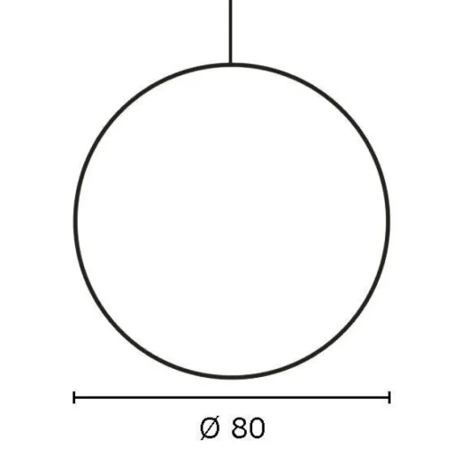 David Trubridge CoralØ80 Sort Pendel