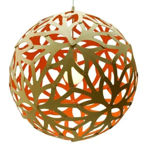 David Trubridge FloralØ100 Orange Pendel
