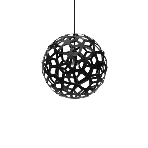 David Trubridge Floral PendelØ40 Sort 2 Sider