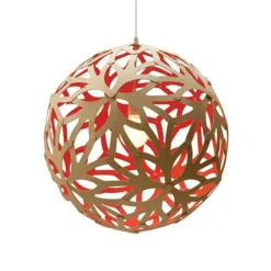 David Trubridge FloralØ60 Rød Pendel