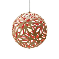 David Trubridge FloralØ40 Rød Pendel