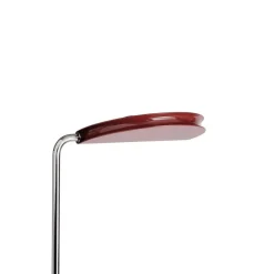 DCWéditions Mezzaluna Gulvlampe Krom/Rød