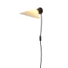 DCWéditions Plume CA Váglampe Sort/Porcelán