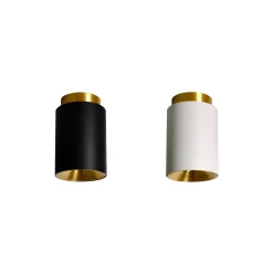 DCWéditions Tobo C85 Duo Loftlampe Sort/Hvid