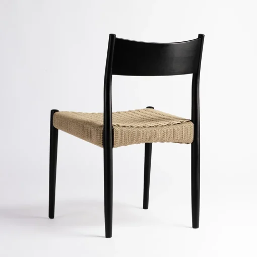 Decotique Bond Spisebordsstol Sortbejdset Bøg