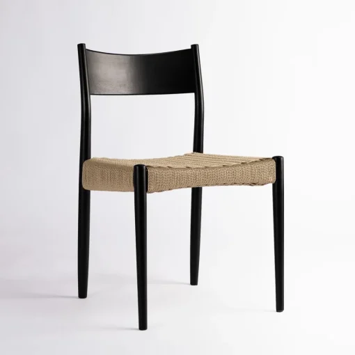 Decotique Bond Spisebordsstol Sortbejdset Bøg