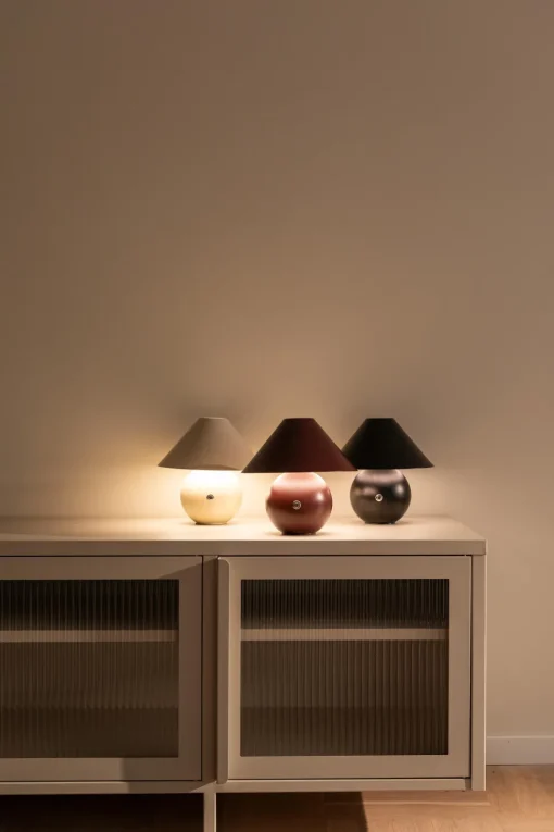 Decotique Cosmo Transportabel Lampe Burgundy