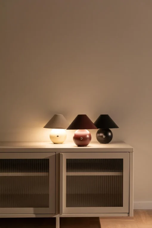 Decotique Cosmo Transportabel Lampe Burgundy