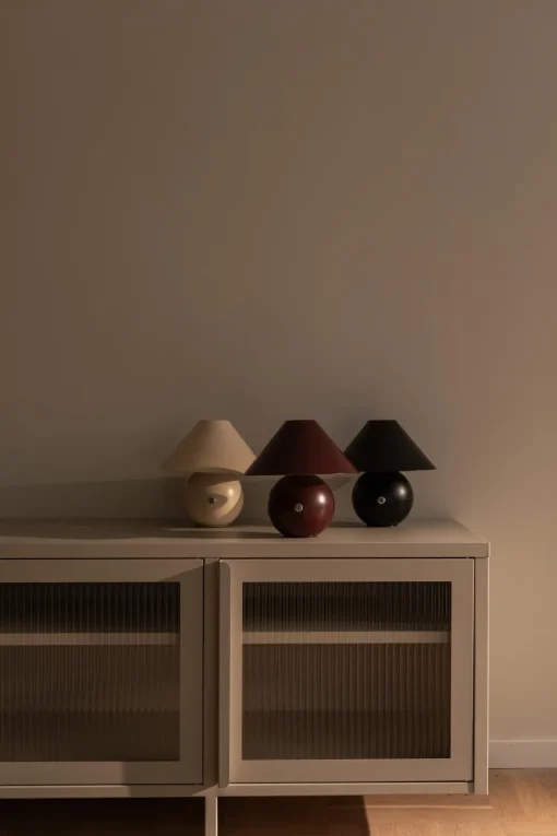 Decotique Cosmo Transportabel Lampe Burgundy