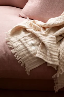 Decotique Crinkle Sengetáppe 130x170 Natural