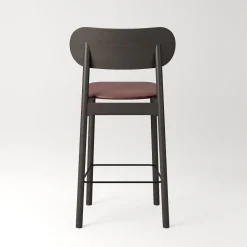 Decotique Elephant Barstol Mørkt Egetrá/Brunt Láder