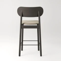 Decotique Elephant Barstol Mørkt Egetrá/Beige Fløjl