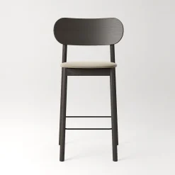 Decotique Elephant Barstol Mørkt Egetrá/Beige Fløjl