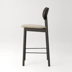 Decotique Elephant Barstol Mørkt Egetrá/Beige Fløjl