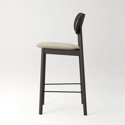 Decotique Elephant Barstol Mørkt Egetrá/Beige Fløjl