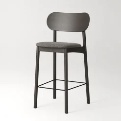 Decotique Elephant Barstol Mørkt Egetrá/Brunt Bouclé
