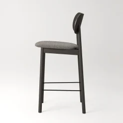 Decotique Elephant Barstol Mørkt Egetrá/Brunt Bouclé