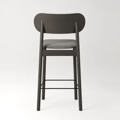 Decotique Elephant Barstol Mørkt Egetrá/Brunt Bouclé