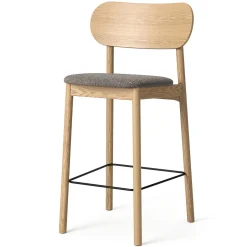 Decotique Elephant Barstol Naturligt Egetrá/Brunt Bouclé