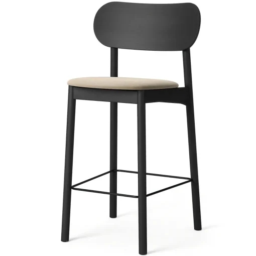 Decotique Elephant Barstol Sort/Beige Fløjl