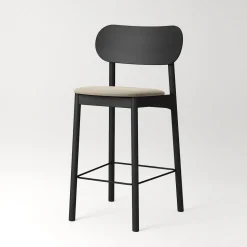 Decotique Elephant Barstol Sort/Beige Fløjl