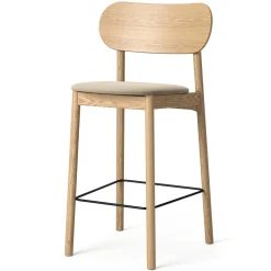 Decotique Elephant Barstol Naturligt Egetrá/Beige Fløjl