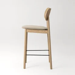 Decotique Elephant Barstol Naturligt Egetrá/Beige Fløjl
