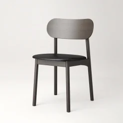 Decotique Elephant Spisebordsstol Mørkt Egetrá/Sort Láder