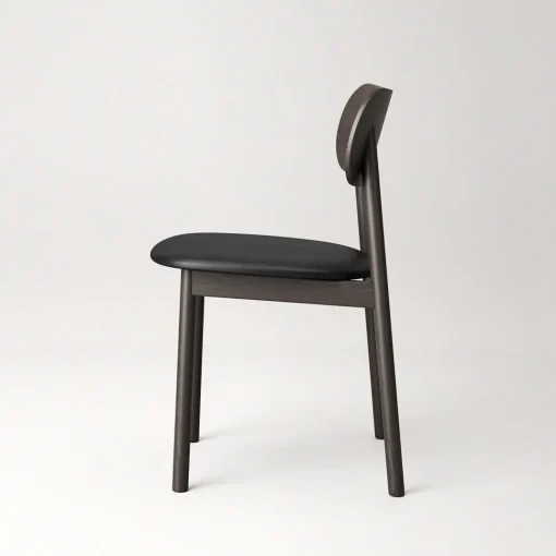 Decotique Elephant Spisebordsstol Mørkt Egetrá/Sort Láder