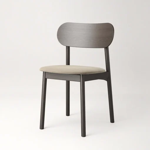Decotique Elephant Spisebordsstol Mørkt Egetrá/Beige Fløjl