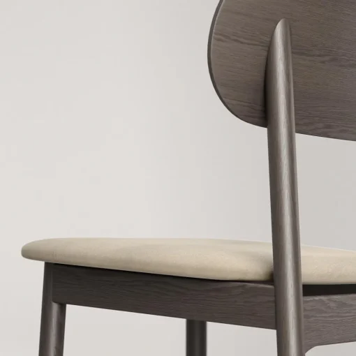Decotique Elephant Spisebordsstol Mørkt Egetrá/Beige Fløjl