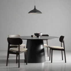 Decotique Elephant Spisebordsstol Mørkt Egetrá/Beige Fløjl