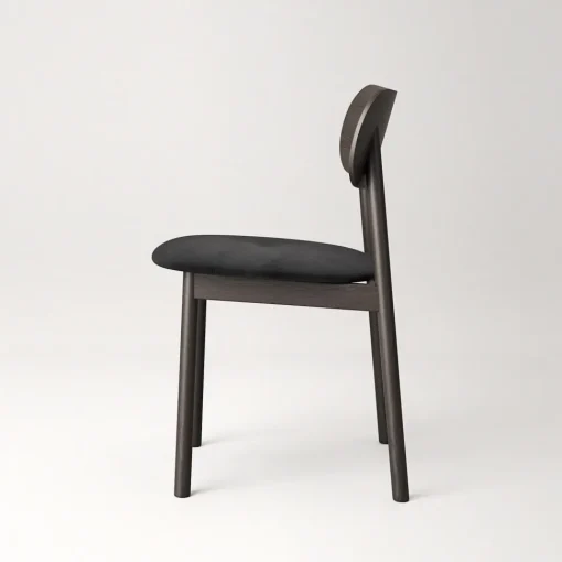 Decotique Elephant Spisebordsstol Mørkt Egetrá/Sort Fløjl