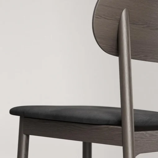 Decotique Elephant Spisebordsstol Mørkt Egetrá/Sort Fløjl