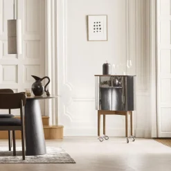 Decotique Elephant Spisebordsstol Mørkt Egetrá/Sort Fløjl