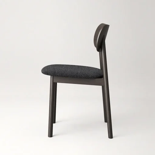 Decotique Elephant Spisebordsstol Mørkt Egetrá/Antracitfarvet Bouclé