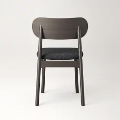 Decotique Elephant Spisebordsstol Mørkt Egetrá/Antracitfarvet Bouclé