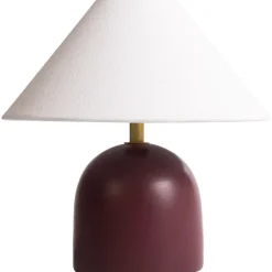 Decotique Flora Bordlampe 25 Burgundy