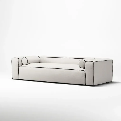 Decotique Gar 3-Personers Sofa Steam/Hvid/Grafitgrå